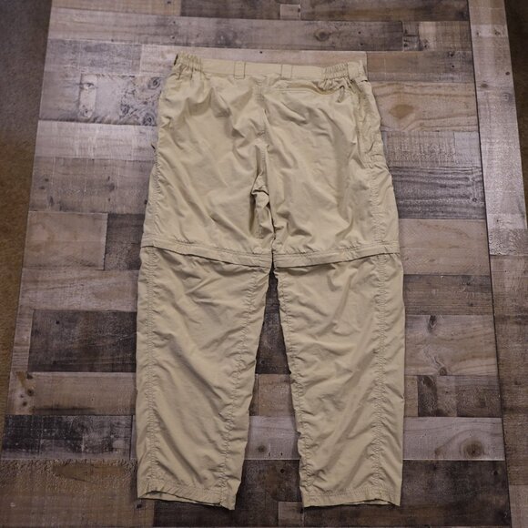 ExOfficio Insect Shield Convertible Pants Men’s 40x32 Beige Zip-Off Hiking Nylon - Picture 12 of 14